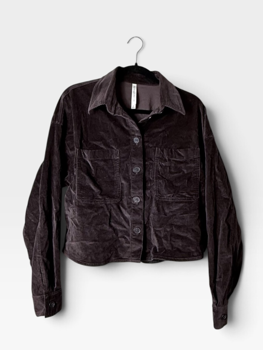 Aritzia The Group Babaton Corduroy Cropped Jacket Size Medium Brown (X)